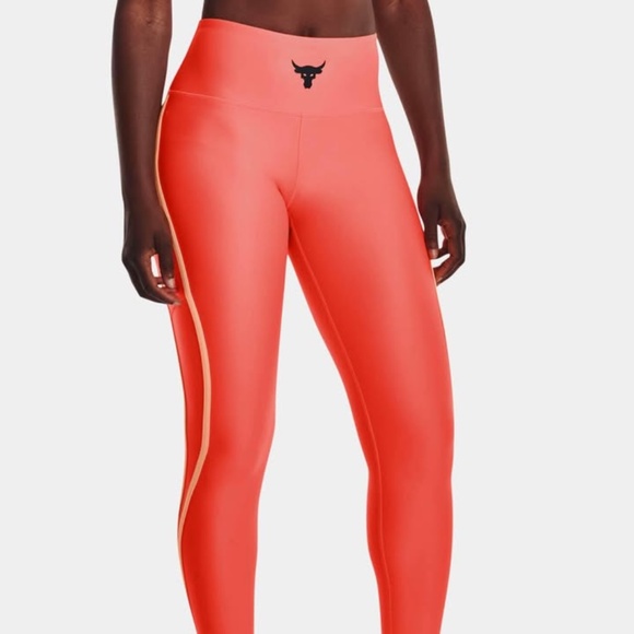 BRAND NEW women under armour project rock heat gear compression leggings pants S - Picture 2 of 6
